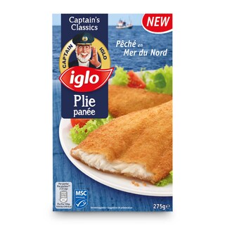 Iglo | 275G IGLO GEPANEERDE PLADIJS 