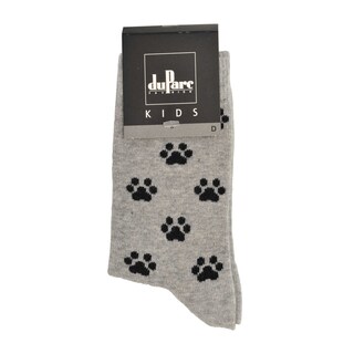 duParc | Chaussettes enfants | pattes gris | 27/30 