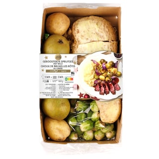 Delhaize | Maaltijdbox | Wild | Geroosterde spruitjes 