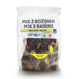 Delhaize | Mix van 3 rozijnen 