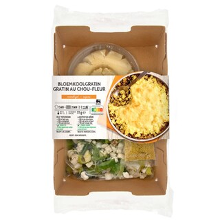 Delhaize | Boîte repas | Pré-coupé | Gratin Chou-fleur 