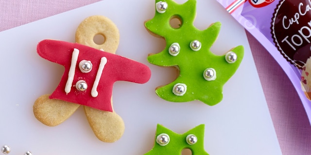 Beaux biscuits de Noël