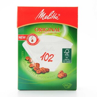 Melitta | 102 | Filtres à café | Original, blanc 