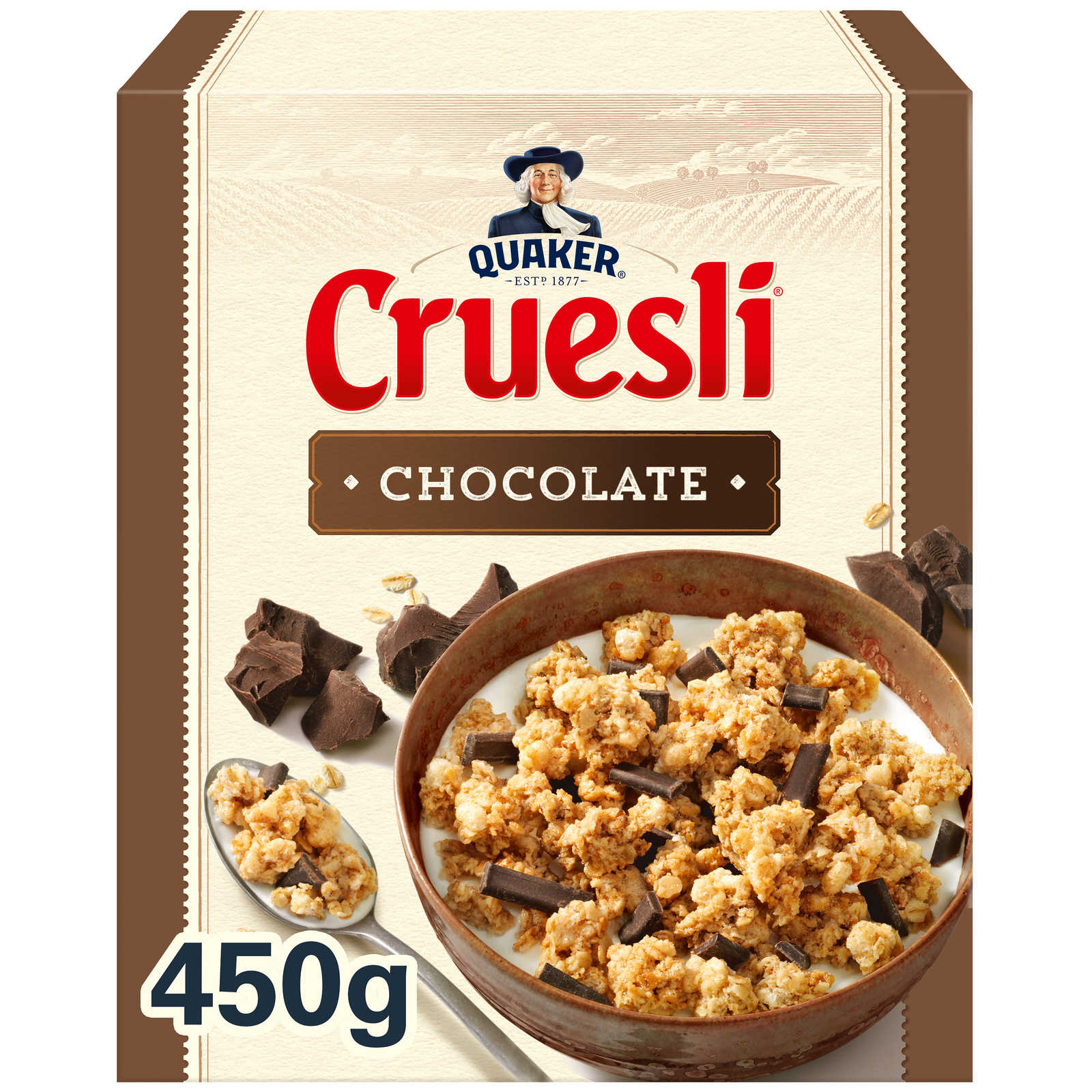 Cruesli Chocolat noir - QUAKER - 450 g
