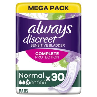 Always | Discreet | Verbanden | Urineverlies | Normaal 