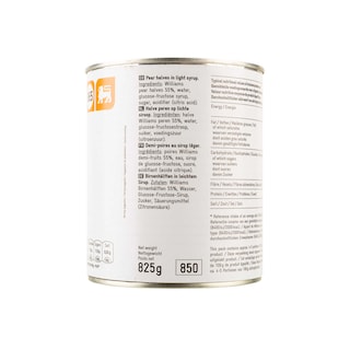 Delhaize | Poires | Demi | Sirop | Boîte 