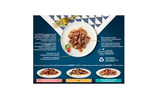 Purina | Gourmet | Aliment chat | Filettines aux légumes | +2 gr 