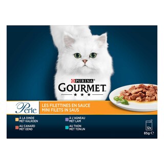 Purina-Gourmet | Aliment chat | Filettines classic | +2 gratui 