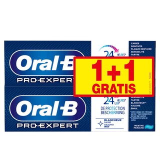 Oral-B | Dentifrice | Pro-Expert Healthy White | 1+1 Gratuit 