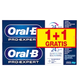 Oral-B | Dentifrice | Pro-Expert Healthy White | 1+1 Gratuit 