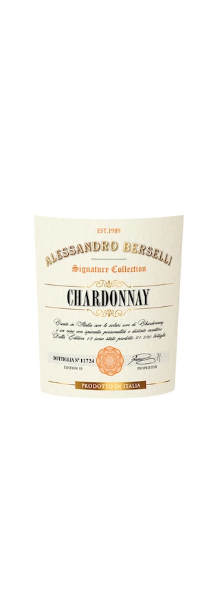 Italie - Italië | Trentino - Alto Adige | Chardonnay 2018 |Alessandro Berselli Signature Collection 