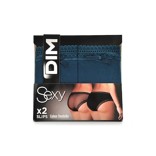 Dim | Slips Sexy Transparent | vert | 40/42 