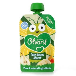 Olvarit | Knijpzakje | Peer Banaan | 8M 100 gr