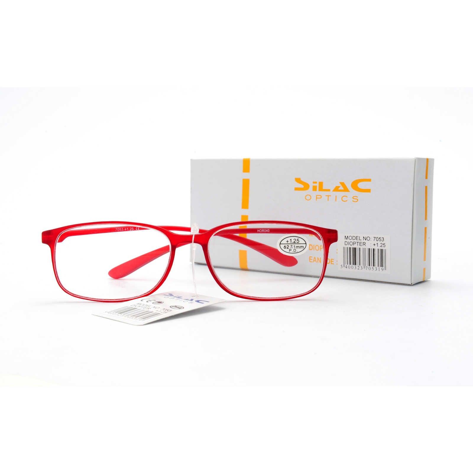 Silac optics Lunettes de lecture Flex Rouge 3.50 1 pc