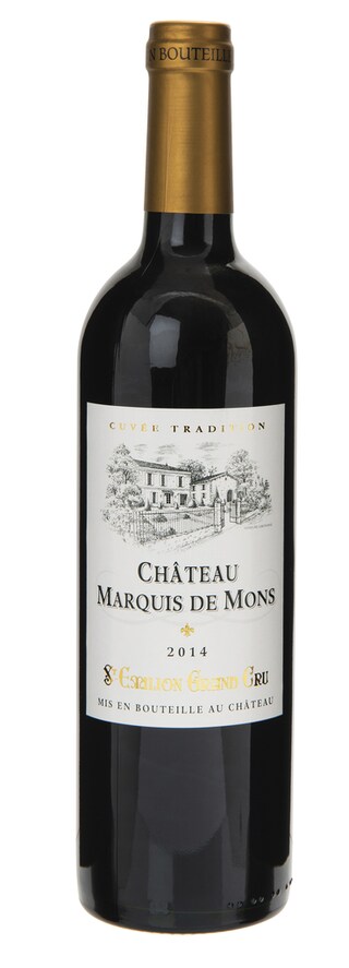 France - Frankrijk | Bordeaux - Saint Emilion Gc | Château Marquis de Mons 2014 Rood 