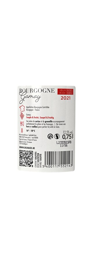 Delhaize | Bourgogne Gamay 75 cl