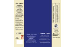 Delhaize | Koffie | Espresso | Cafeïnevrij | Bonen 1 kg