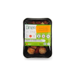 Diet In The Box | Boulettes de veau à la ratatouilles 