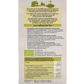 Delhaize | Bio | Kruidenthee | Goodnight | Zakjes | Bio 20 x 1,8 gr