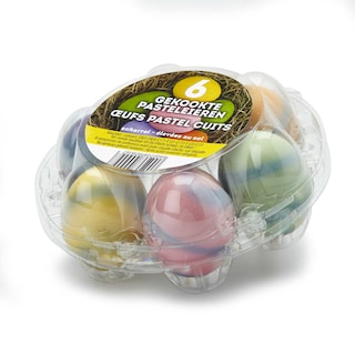 Eke | Hardgekookte eieren | Gekleurd | vrije uitloop 