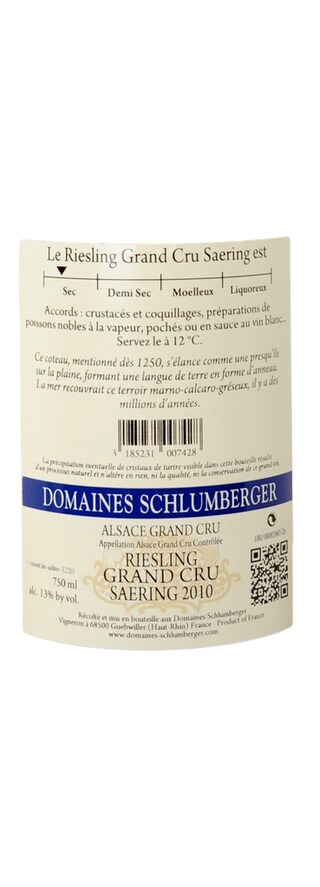 France - Alsace | Grand Cru | Riesling Saering 2010 | Wit 