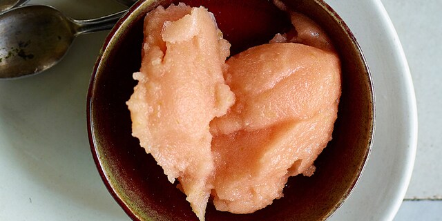 Tomatensorbet à la Bloody Mary