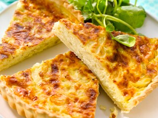 Zwitserse quiche met uien