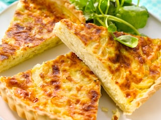 Zwitserse quiche met uien