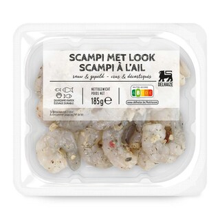 Scampis | Crus | Décortiqués | Ail