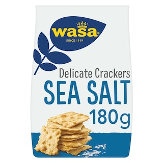 Wasa | Mini Crackers | Delicate Thin | Sea Salt 