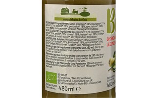 Delhaize | Bio | Soupe | Légumes verts | Bio 