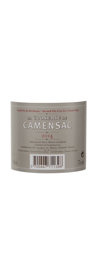 France - Frankrijk | Bordeaux - Haut Médoc | Closerie Camensac 2014 Rouge | Caisse Bois 