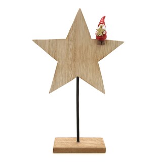 Delhaize | Décoration en Bois | 15x5x23.5cm 