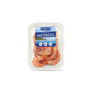Delpierre | Crevettes entières cuites tigres sauvages 