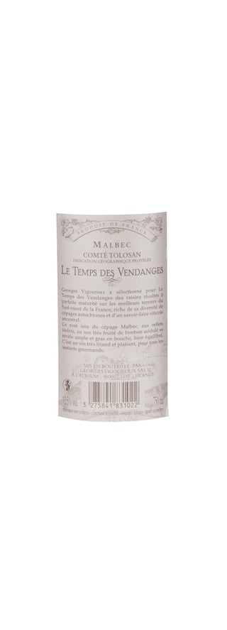 France - Frankrijk | Sud-Ouest - IGP Comte Tolosan | Le Temps des Vendanges Rosé 