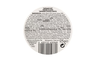 Delhaize | Tapenade olives verte 