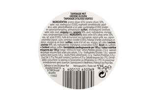 Delhaize | Tapenade olives verte 