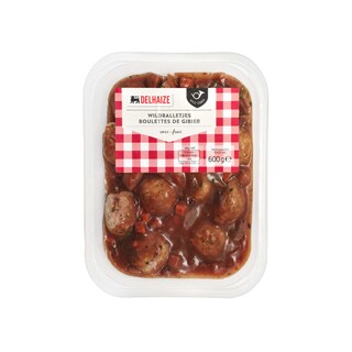 Delhaize | Boulettes gibier en sauce bourguignon 