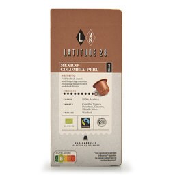 Latitude 28 | Delhaize | Koffie | Ristretto | Caps | Ft | Bio 