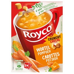 Soupe | Potiron-Carottes | Crunchy cheese