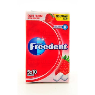 Freedent | Chewing gum | Fraise 7 gr