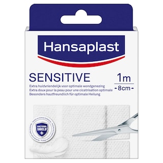 Hansaplast | Sparadraps | Sensitive | 1m x 8cm 