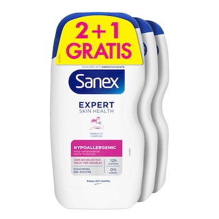 Sanex | Douche | Hypoallergenic | 2+1 