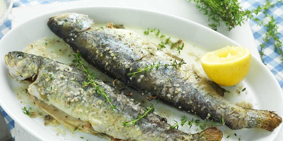 Truites des Ardennes au thym