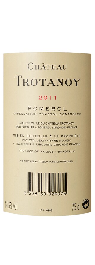 France - Frankrijk | Bordeaux - Pomerol | Château Trotanoy 2011 | Rood 