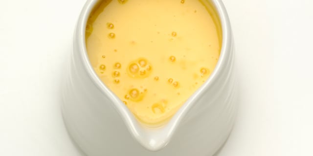 Crème anglaise, façon bio