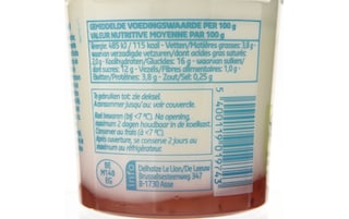 Delhaize | Yoghurt | Framboos | Granen 163 gr