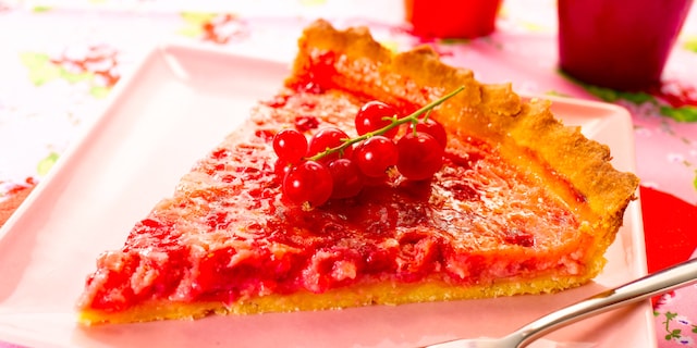 Tarte aux groseilles rouges