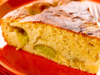 Gâteau aux reines-claudes et au fromage blanc