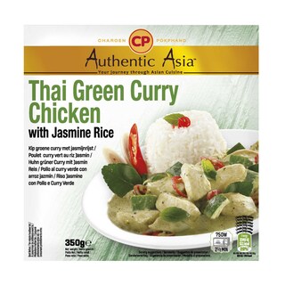 Authentic Asia | Kip | Groene curry | Jasmijnrijst 